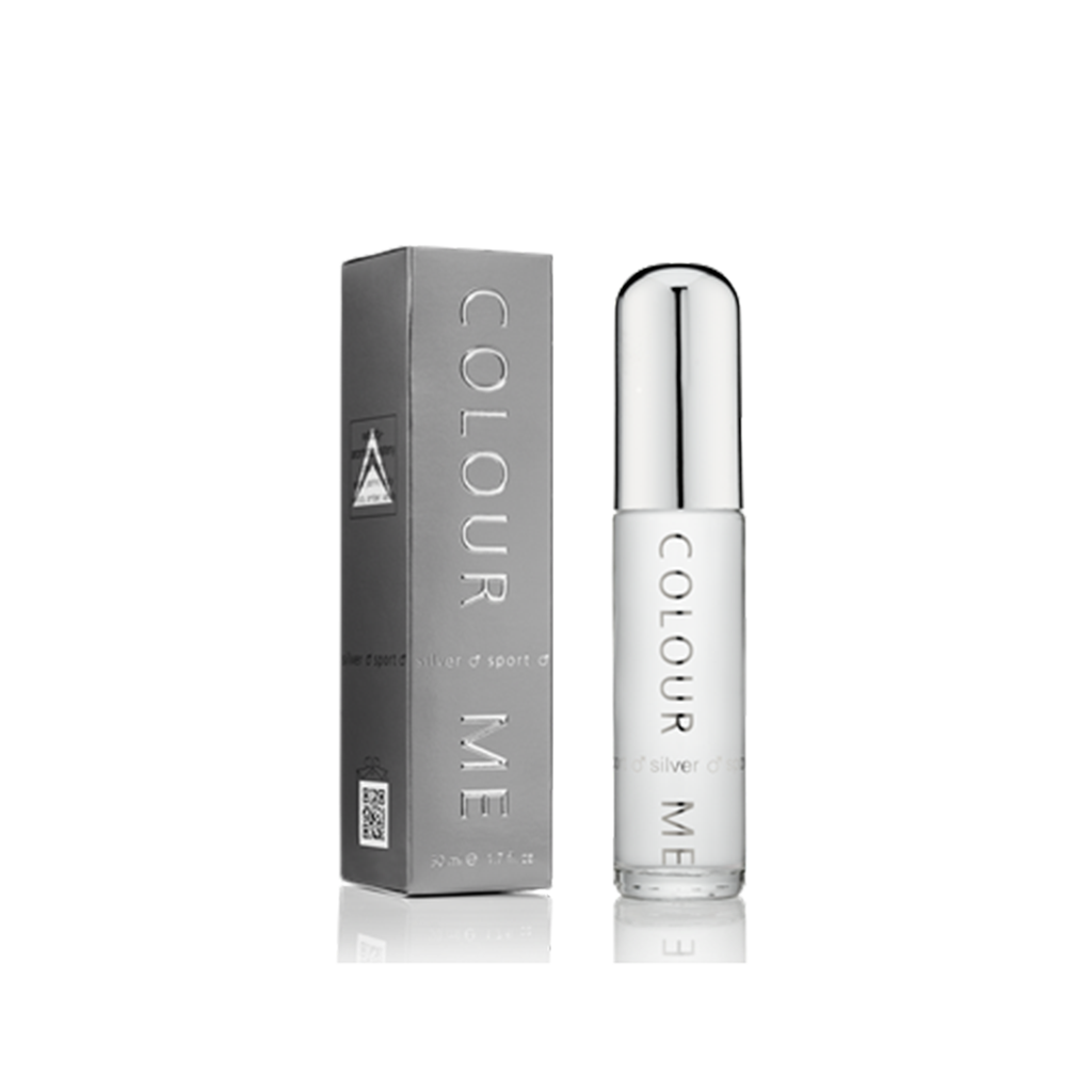 Colour Me Perfume 50ML: Silver Sport (M)